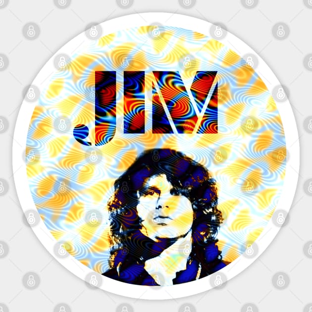 Psychedelic JIM #2 Sticker by Spine Film